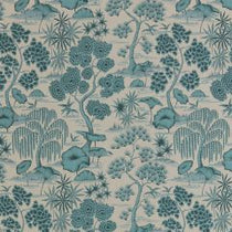 Porcelaine Lapis Fabric by the Metre